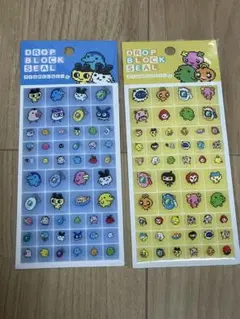 たまごっち タイルみたいなシール ドロップブロックシール 　タイルシール