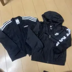 adidas ストライプジャケット NIKE ナイロンジャケット