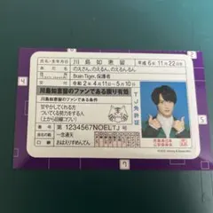 川島如恵留　ICカードステッカー