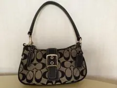 COACH ハンドバッグ グレー/ブラック　 6362