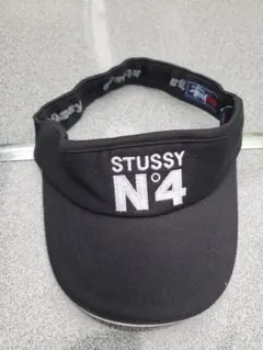 90s　STUSSY　サンバイザー　バイザー　ゴルフ　ステューシー　キャップ　黒 STUSSY☆ステューシー☆SUN VISOR CAP (STUSSY/サンバイザー