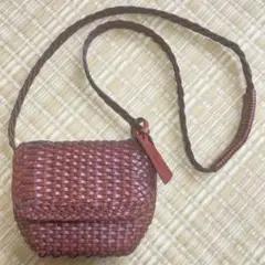 WINDMAIL メッシュレザー　ショルダーバッグ