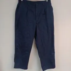 三連休限定値下げ！美品【暖パン，PUREFIRST】ネイビー スラックスパンツ