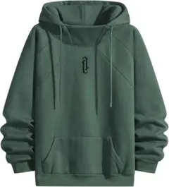 大きめサイズ❤️オーバーサイズ 裏起毛パーカー 緑【3XL】ユニセックス