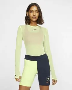 NIKE ナイキ シースルー メッシュ ボディースーツ ロンパース 長袖のサムネイル