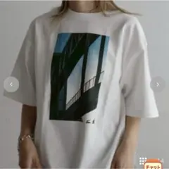 【新品未使用タグ付き】しまむら hideka フォトTシャツ　Lのサムネイル