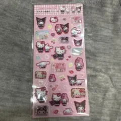 ハローキティ ラメ入り樹脂もりシール