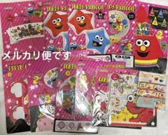 セサミストリート 誕生日 パーティーグッズ 12種 エルモ クッキーモンスター