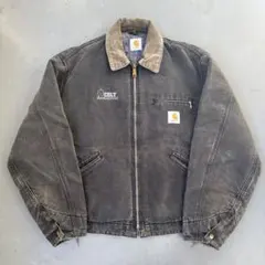 80s CARHARTT USA製 デトロイトジャケット ブラック　カーハート