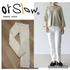 Narl@さま専用　orSlow ホワイトデニムパンツ 2 日本製