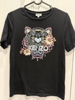 KENZO PARIS タイガー柄　Tシャツ ブラック XSのサムネイル