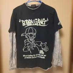 BOBBY GANG 重ね着風 長袖Tシャツ