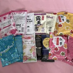 入浴剤セット（桜・バラ・紅葉など）