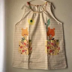 学研保育士エプロン　ルルロロ