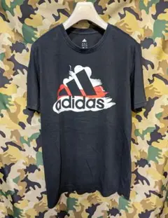 adidas プリントＴシャツ