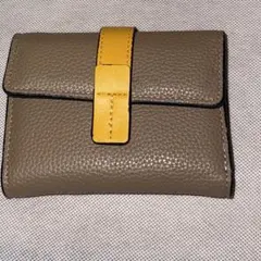 ミニ財布 ブラウンイエロー