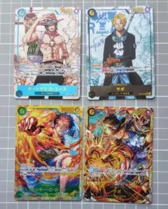 サボ　パラレル　4枚 サボ(パラレル/illust:Sunohara)【SR/P】{OP05-007}