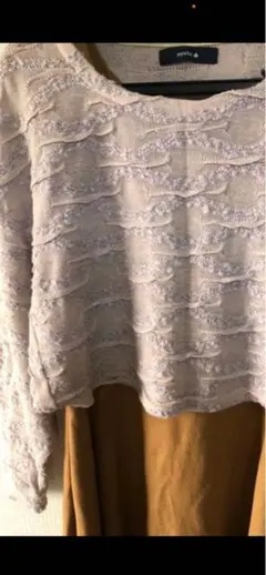 【mystic ♡】ニット　ワンピース　ミスティック　デザインニット　冬服