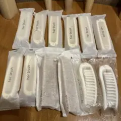 ヘアブラシ　まとめ売り　HAIR BRUSH ホテル　アメニティー　12本セット