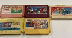ファミコンソフト5本セットジャンク品