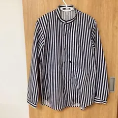 アルクフェニックス　ノーカラーストライプシャツ（サンプル品）