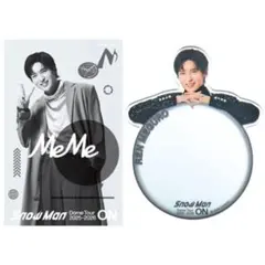 SnowMan 目黒蓮 ON クリアステッカー ミラーステッカー