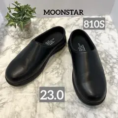 美品MOONSTAR ムーンスター810s エイトテンス　スリッポン　黒23.0のサムネイル