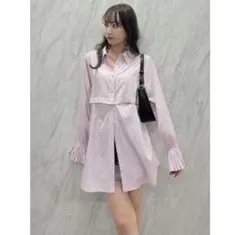 dazzlin 2way ミニシャツワンピース