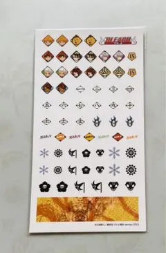 BLEACH ネイルシート 希少品 激レア 浦原喜助 市丸ギン 日番谷冬獅郎