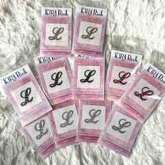 スワロフスキー社製 イニシャル シール KIRA Rich