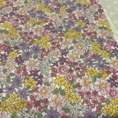 2 花柄 綿プリント生地40✖️50