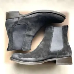 BUTTERO サイドゴアスエードブーツ黒