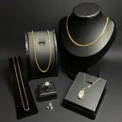 ネックレス　まとめ売り　セット　ピアス　アクセサリー　ゴールド　リング　ナ67