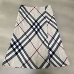 BURBERRY メガチェック　ロングスカート ノバチェック大きいサイズ　2XL