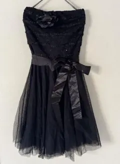 レディース　チューブトップドレスワンピース　ミニ丈　M チュールスカート