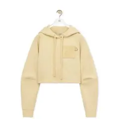 『再お値下げ』LOEWE クロップド コットン パーカー 新品未使用　サイズM クロップド丈 M LOEWE(ロエベ) パーカー・フーディ(レディース