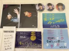 M!LK 塩﨑太智 グッズ 生写真 缶バッジ ステッカー