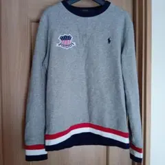 Polo Ralph Lauren グレー USA トレーナー　S
