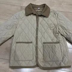 キルティングジャケット ベージュ キッズ