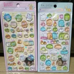 すみっコぐらし ボンボンドロップシール 2種セット