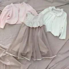 まとめ売り ベビー ドレスセット ワンピース 入園式 保育園 幼稚園　3点　95