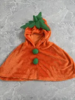 かぼちゃデザイン フード付きケープ
