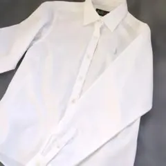 イーストボーイEAST BOY ホワイト 白 長袖Yシャツ 7号 Sレディース