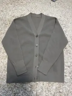 無印良品　リブ編みカーディガン