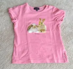 Paul Smith ベビー 半袖Tシャツ ウサギ柄 ピンクのサムネイル