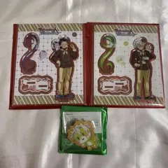 鬼滅の刃　バレンタイン　アクリルスタンド　アニマルバッジ　不死川実弥　玄弥