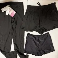 FILA ブラック 水着パンツセット 3L 水陸両用