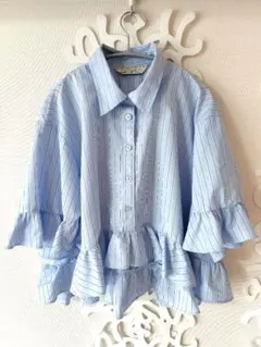 ペプラムシャツXLサイズGU by rokh