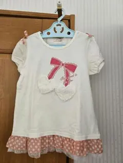 新品未使用ベルメゾン千趣会　カットソー 半袖女児130サイズ