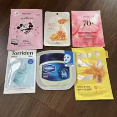 トリデンバランスフルシカフェイスマスク含む韓国フェイスマスク6枚セットまとめ売り